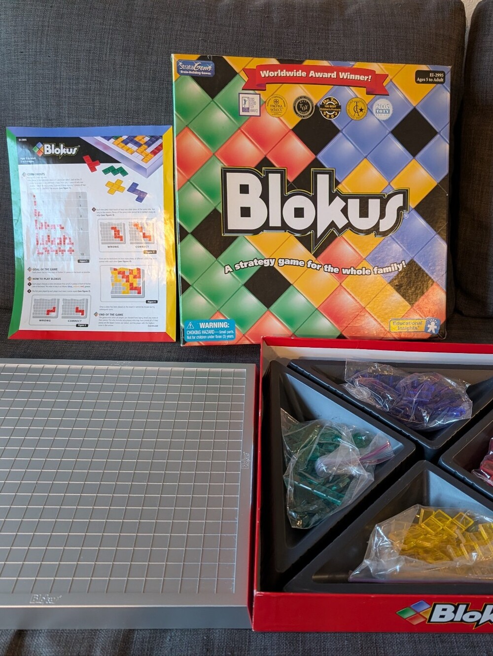 Blockus Board Game - Picture 2 of 5